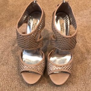 Tan Vera Wang Stilettos